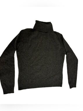 Vintage Valerie Stevens 100% CASHMERE Gray Turtleneck Women’s Petite PM Luxury